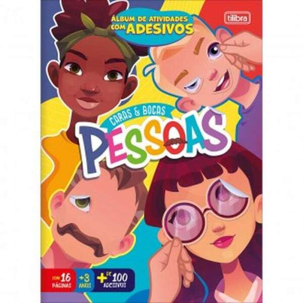 lbum Atividades Tilibra Caras e Bocas Pessoas