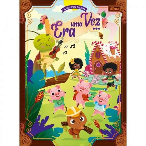 lbum Colorir Tilibra Era Uma Vez