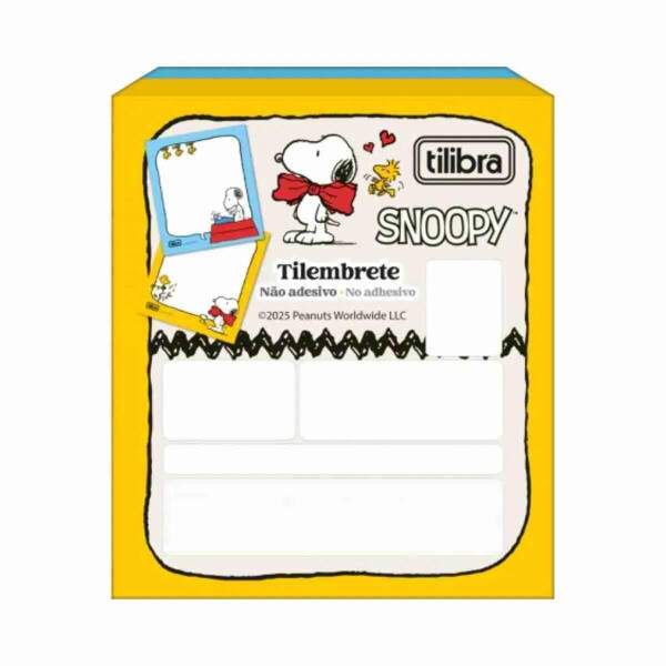 Bloco Anotao Tilibra Snoopy 100 fls