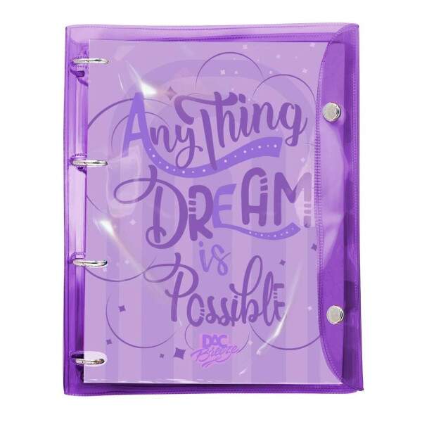 Caderno Argolado Univ DAC Breeze Roxo