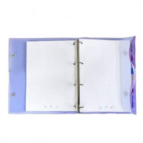 Caderno Argolado Colegial DAC Breeze Roxo