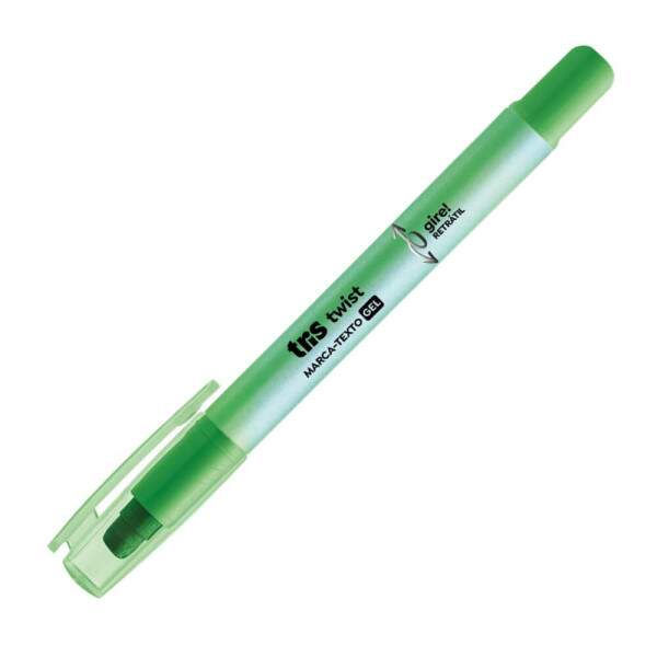 Marca Texto Gel Tris Twist Verde