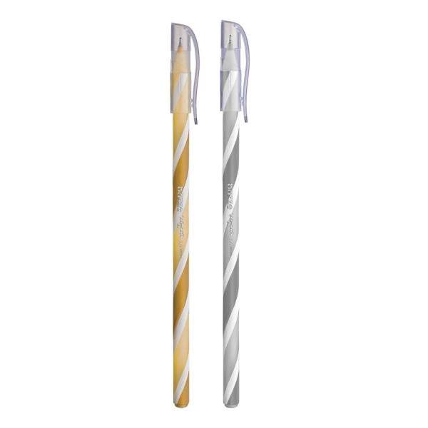 Caneta Bazze Wave Metlica Ouro