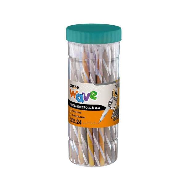 Caneta Bazze Wave Metlica Prata