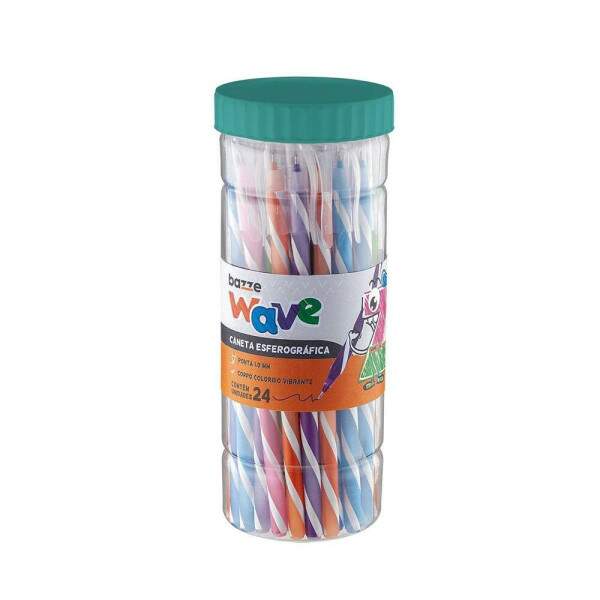 Caneta Bazze Wave Color Lilas