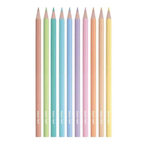 Lpis de Cor Bazze Wave Pastel 12 Cores