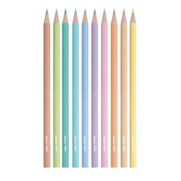 Lpis de Cor Bazze Wave Pastel 12 Cores