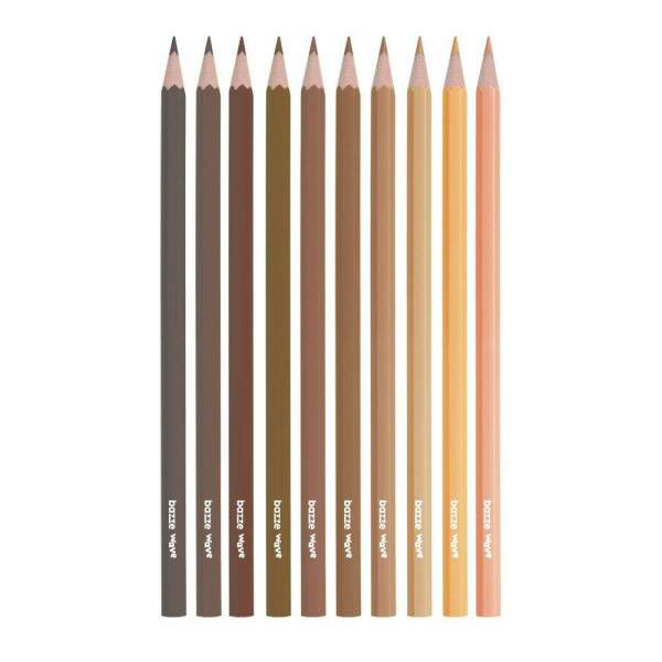Lpis de Cor Bazze Wave Tons de Pele 12 Cores