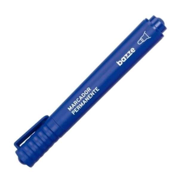 Marcador Permanente Bazze Azul 1.4mm