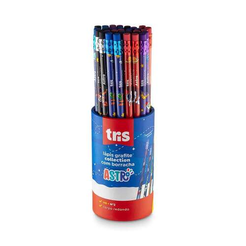 Lapis Grafite Tris Collect Astro Borracha