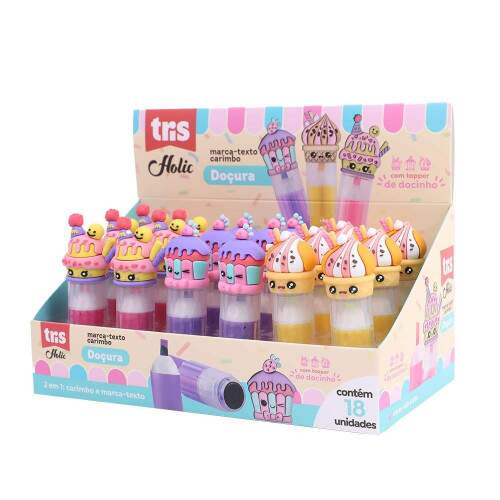 Marca Texto Tris Top Holic Cute