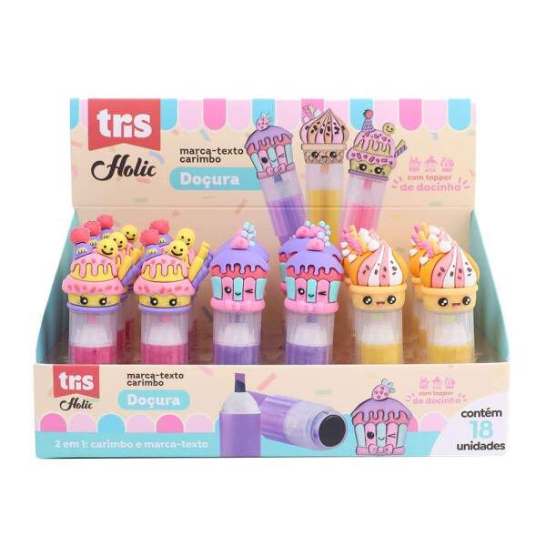 Marca Texto Tris Top Holic Cute