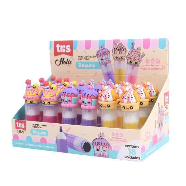 Marca Texto Tris Top Holic Cute