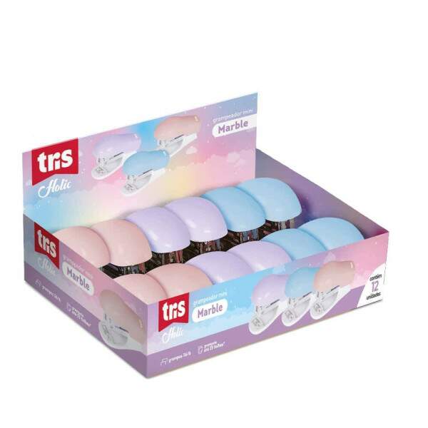 Grampeador Mini Tris Holic Marble
