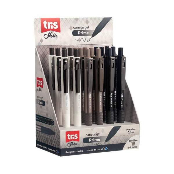 Caneta Gel Tris Holic Prime 0.5mm