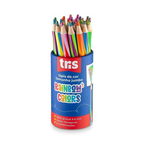 Lapis Cor Tris Rainbow Colors Multicor