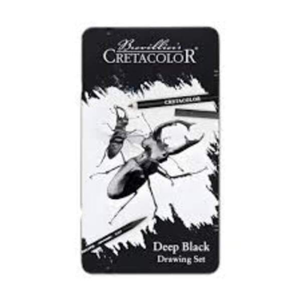 Lapis Cretacolor Deep Black Estojo 10 Itens
