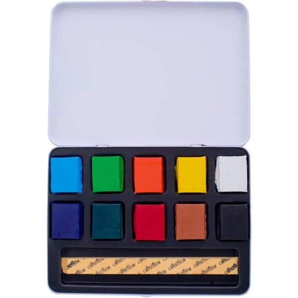 Aquarela Cretacolor Aqua Brique Blocos 10 Cores