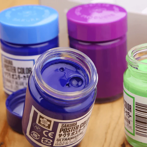 Tinta Guache Sakura Poster Color Profissional 30 ml - CORES BSICAS - UNIDADE