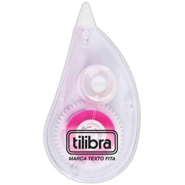 Marca Texto Tilibra Em Fita 5mm x 6m Rosa