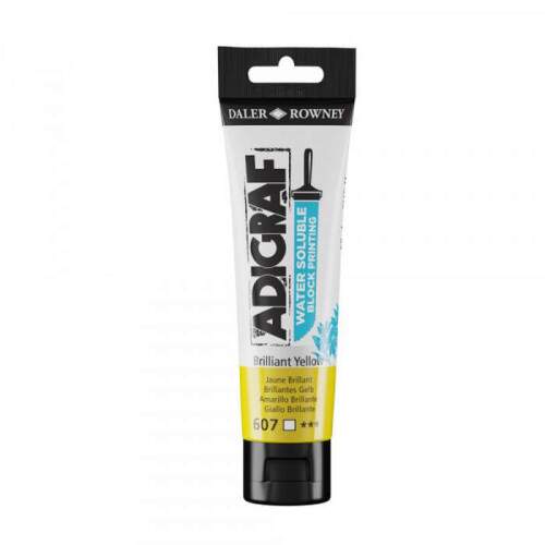 Tinta Para Gravura Daler Rowney Adigraf WSBP 59 ml Amarelo 607