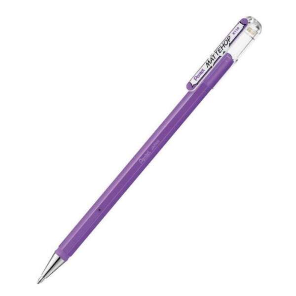 Caneta Gel Pentel Mattehop 1.0mm Violeta Claro