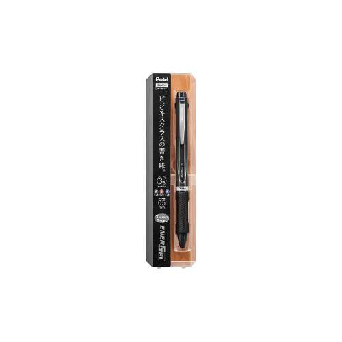 Caneta Gel Pentel Energel 3 Multi Color Fine 0.5 mm Preta