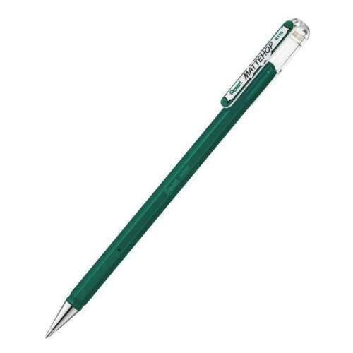 Caneta Gel Pentel Mattehop 1.0mm Verde Escuro
