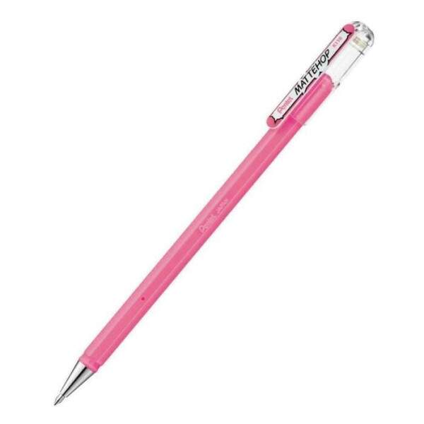 Caneta Gel Pentel Mattehop 1.0mm Rosa Claro