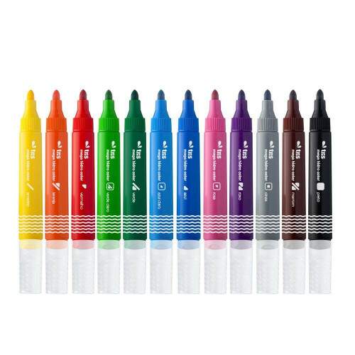 Hidrocor Tris Mega Super Jumbo 12 Cores