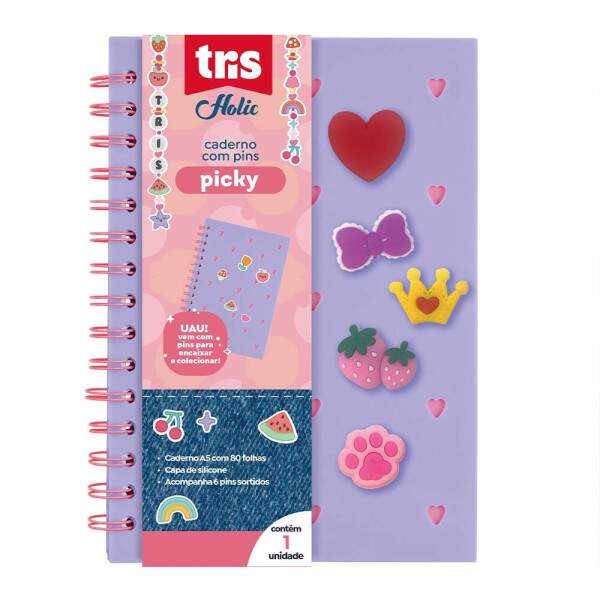 Caderno A5 Tris Pick 80 fls