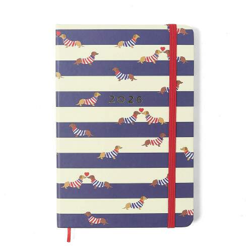 Agenda Planner Cicero 2026 Praia Semanal Anotaes 14x21 Cachorros