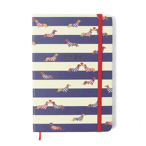 Agenda Planner Cicero 2026 Praia Semanal Anotaes 14x21 Cachorros