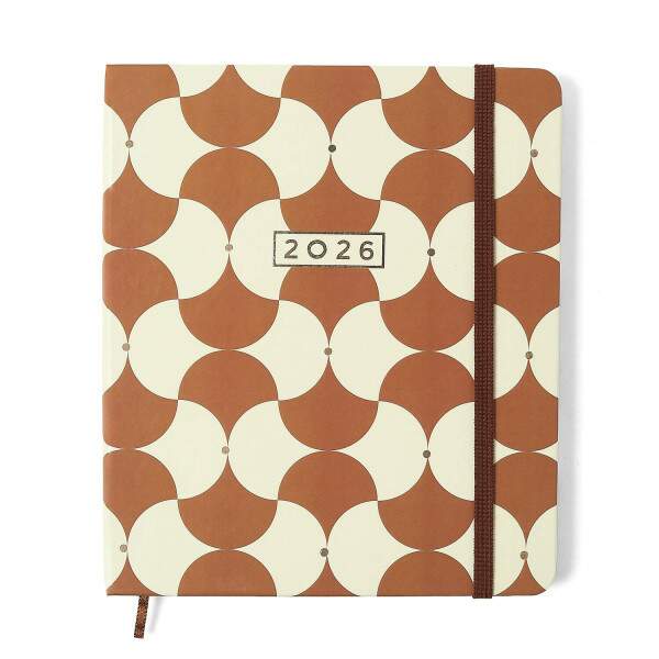 Agenda Planner Cicero 2026 Bossa Nova Semanal Planejamento 17x19,5 Boemia Caramelo