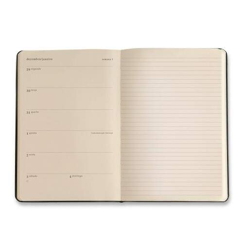 Agenda Planner Cicero 2026 Clssica Semanal Anotaes 14x21 Caramelo