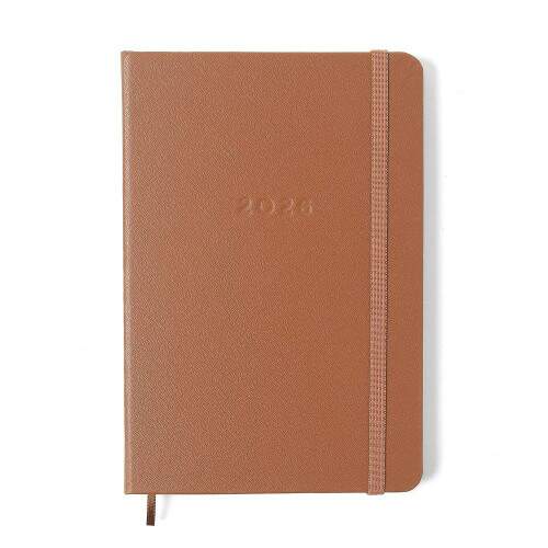 Agenda Planner Cicero 2026 Clssica Semanal Anotaes 14x21 Caramelo