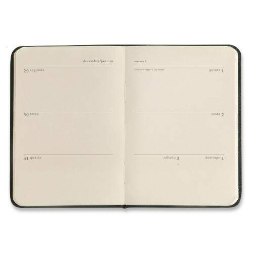 Agenda Planner Cicero 2026 Clssica Semanal 9x13 Preta