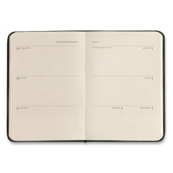 Agenda Planner Cicero 2026 Clssica Semanal 9x13 Preta