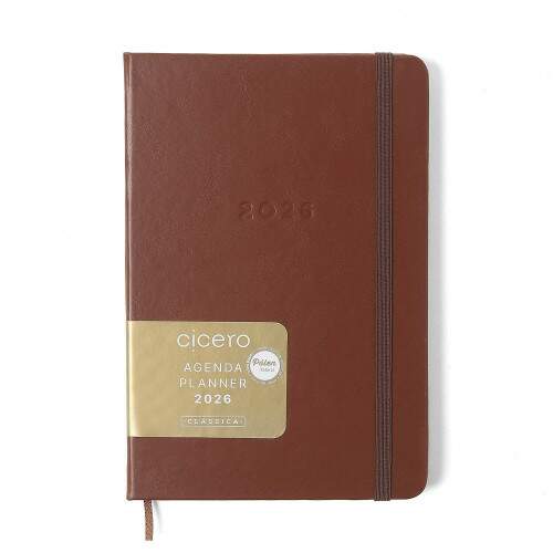 Agenda Planner Cicero 2026 Clssica Semanal 14x21 Caf