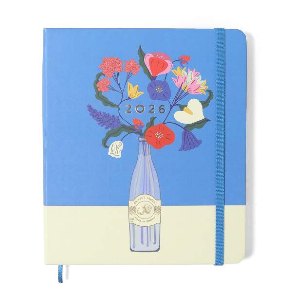 Agenda Planner Cicero 2026 Doce Florada Semanal Planejamento 17x19,5 Garrafa