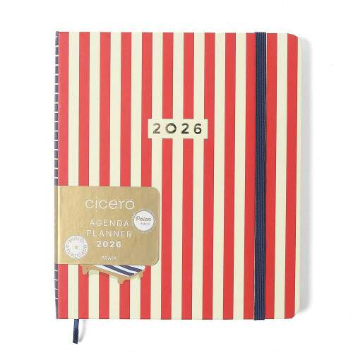 Agenda Planner Cicero 2026 Praia Semanal Planejamento 17x19,5 Sol