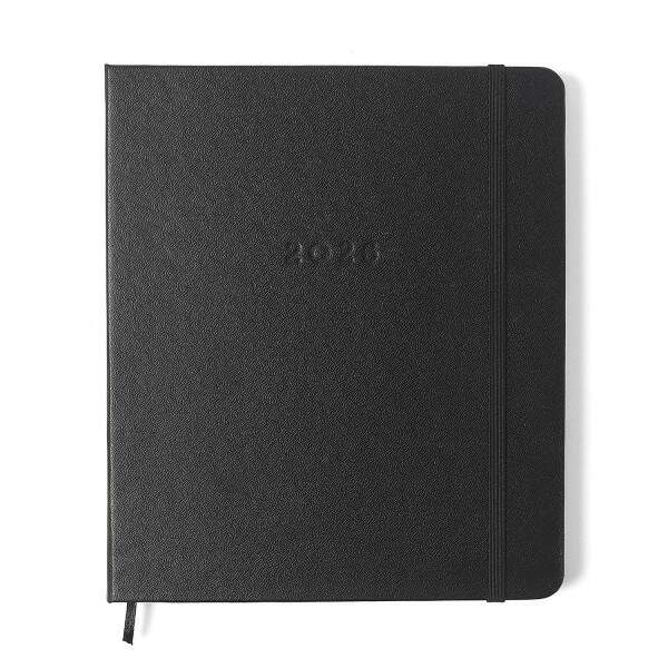 Agenda Planner Cicero 2026 Clssica Semanal Planejamento 17x19,5 Preta