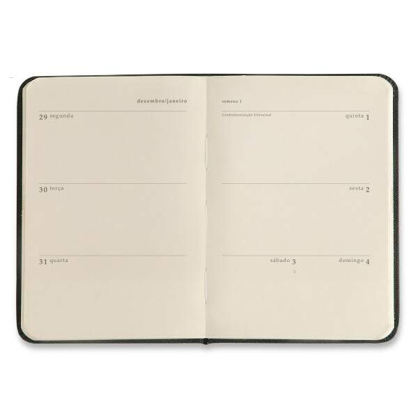 Agenda Planner Cicero 2026 Doce Florada Semanal 9x13 Off White