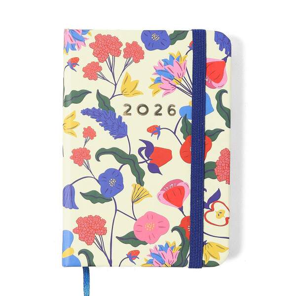 Agenda Planner Cicero 2026 Doce Florada Semanal 9x13 Off White