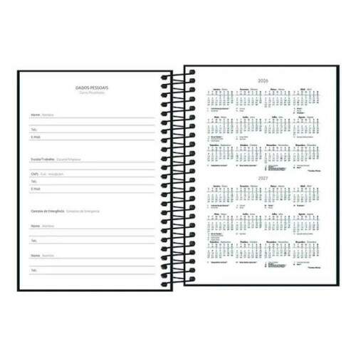 Agenda Tilibra Espiral Diria Spice Cores M5 2026