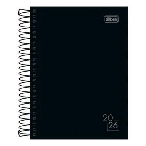 Agenda Tilibra Espiral Diria Spice Preta M3 2026