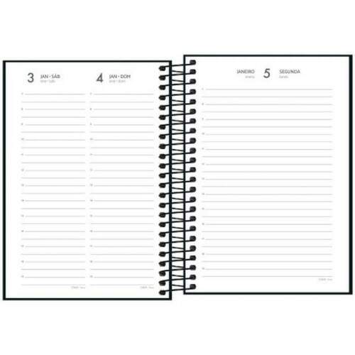 Agenda Tilibra Espiral Diria Spice Preta M5 2026