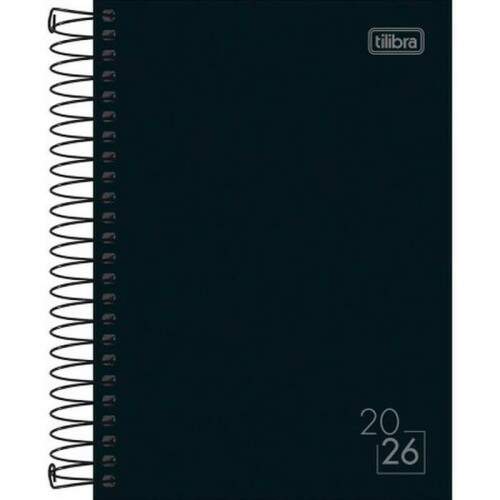 Agenda Tilibra Espiral Diria Spice Preta M5 2026