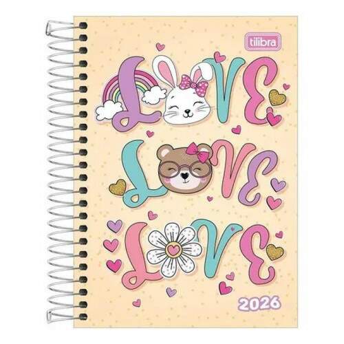 Agenda Tilibra Espiral Diria Spice Feminina M5 2026