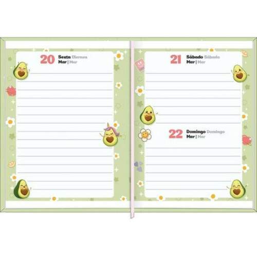 Agenda Tilibra Costurada Mini Abacute M1 2026